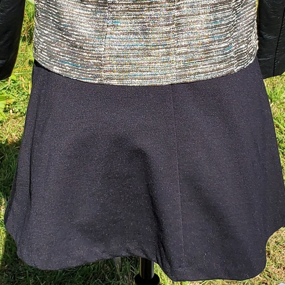 Button front skirt sz Sm, black - Picture 4 of 14